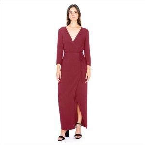 American Apparel Julliard Wrap in Cabernet